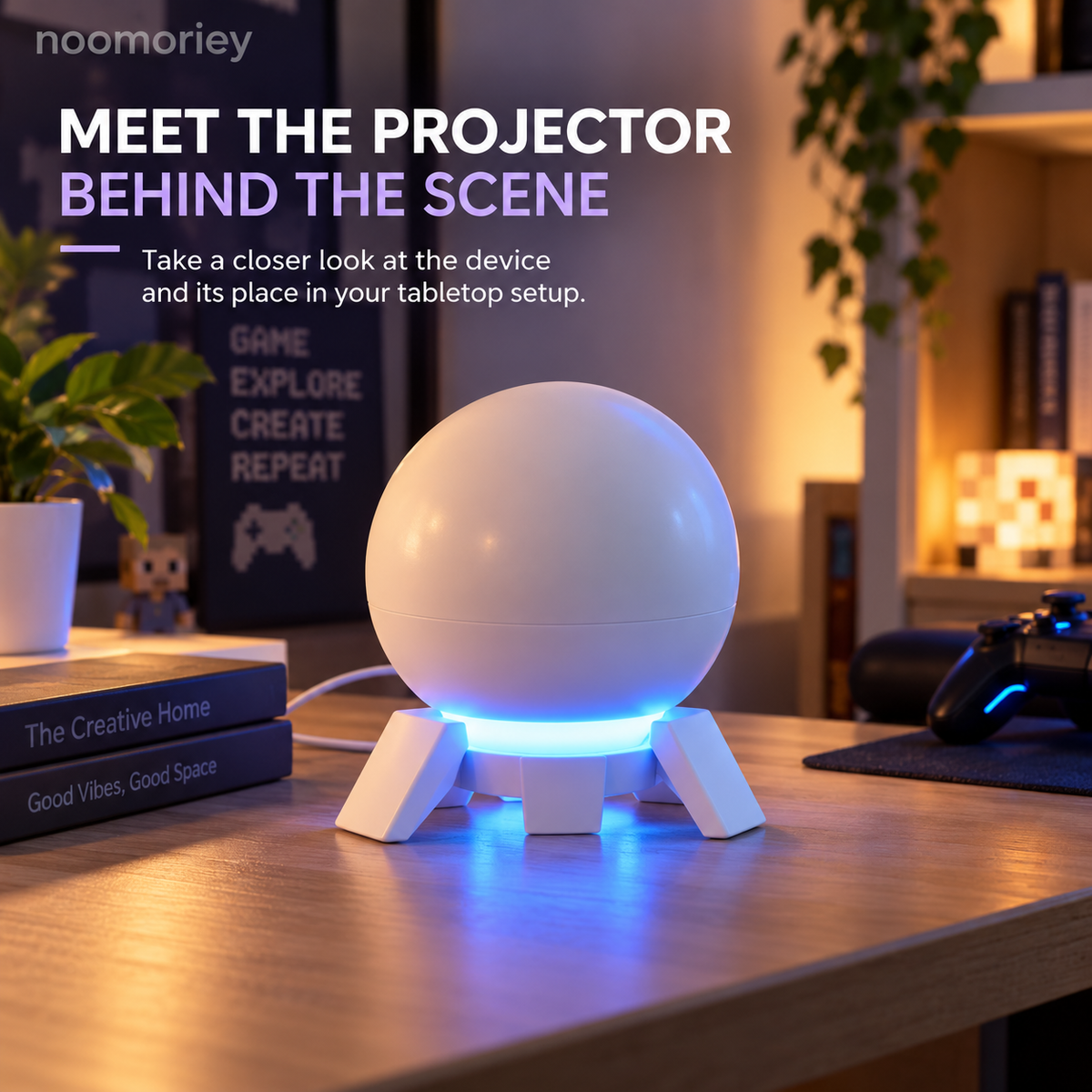 ๐ฅHot Sale๐ฎ Pixel Fantasy Scene Projector โ Ambient Decor for Gaming Rooms