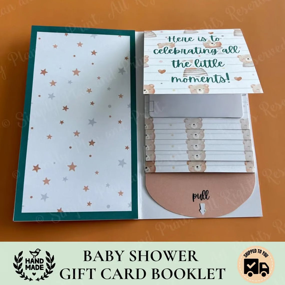2026 New🎅🎁 Waterfall Christmas Gift Card Booklet 💳✨