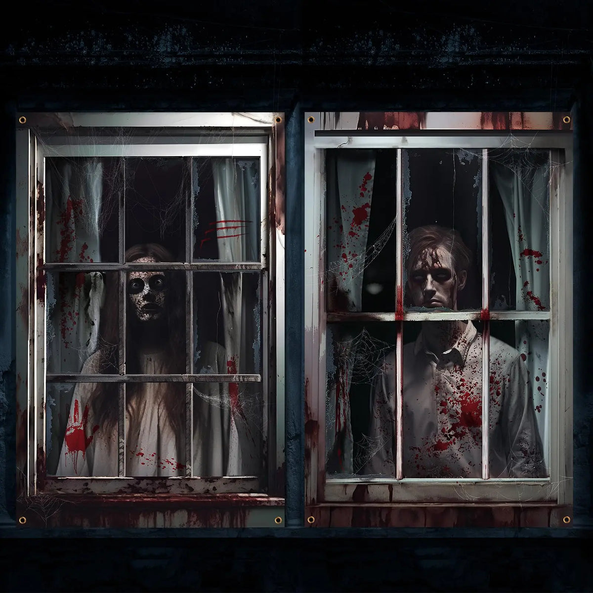 Decoración de Halloween para ventanas