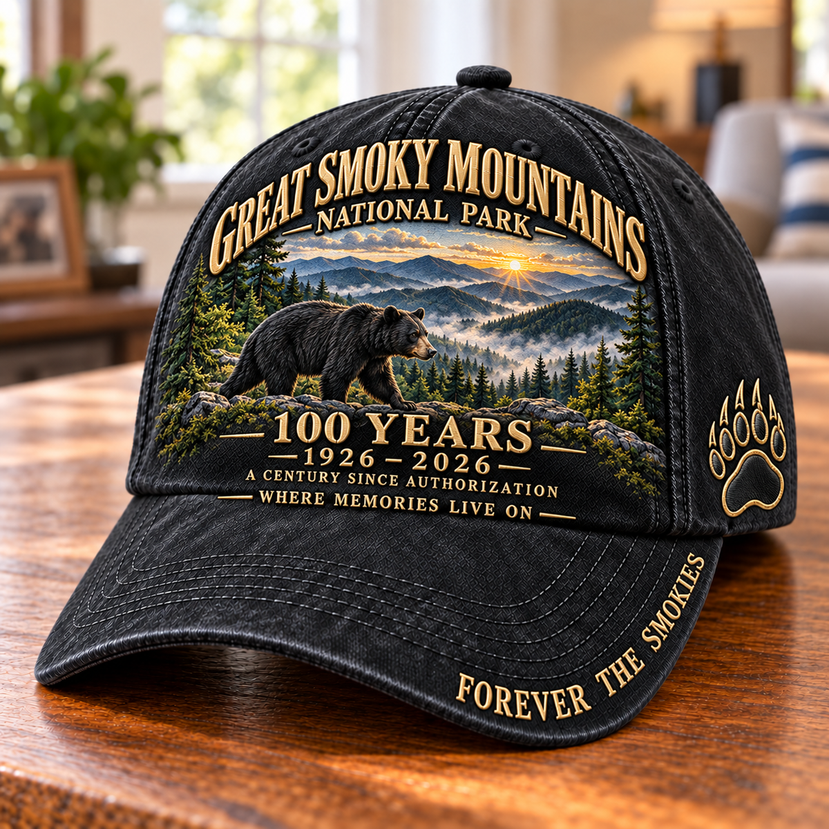 Great Smoky Mountains National Park 100 Years Since Authorization Commemorative Cap