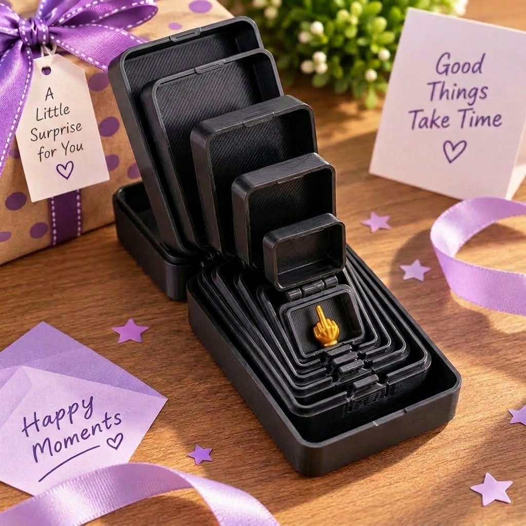 📢🔥This Week's Special Price $9.99 🎁 6-Layer Nesting Prank Gift Box