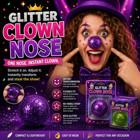 🤡 Glitter Clown Nose
