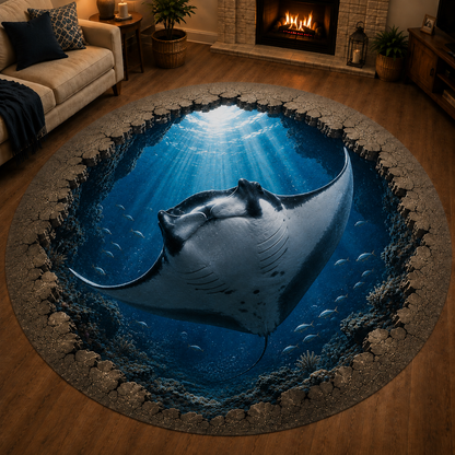 Ocean Portal Illusion Rug - 🌊A Realistic 3D Ocean World Beneath Your Feet