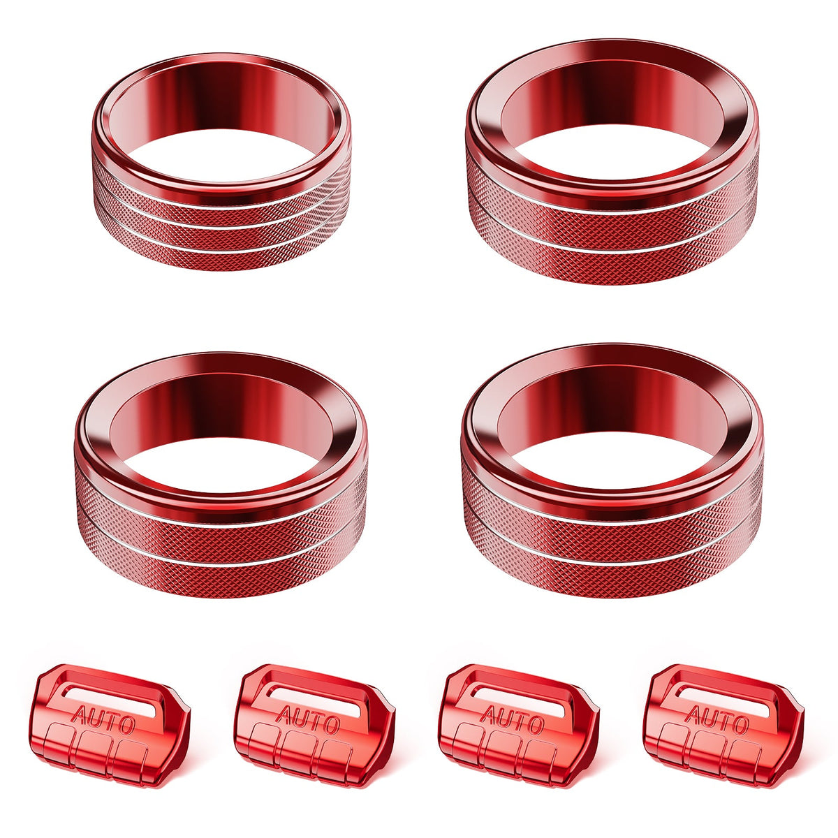 8PCS Button & Knob Cover Set
