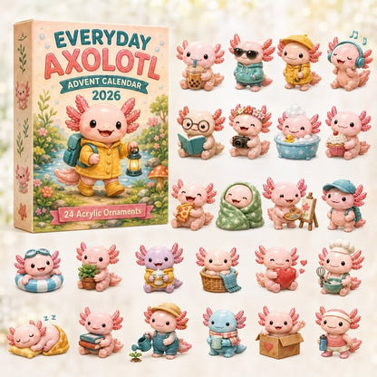 CHRISTMAS KICKOFF 49% OFF - A Day Of Axolotl Advent Calendar 2026