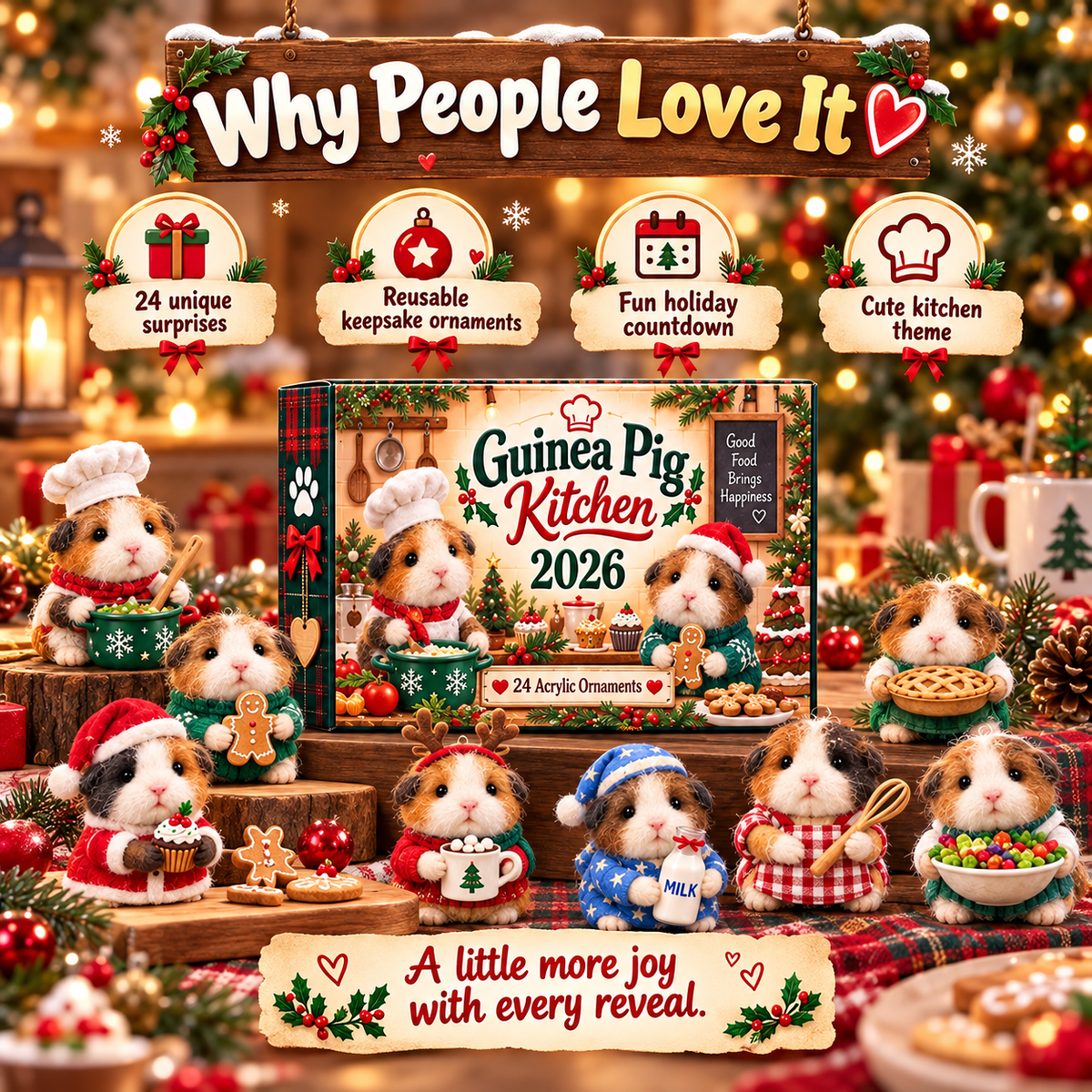 CHRISTMAS KICKOFF 40% OFF - Guinea Pig Kitchen Advent Calendar 2026