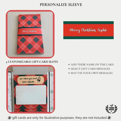 2026 New🎅🎁 Waterfall Christmas Gift Card Booklet 💳✨