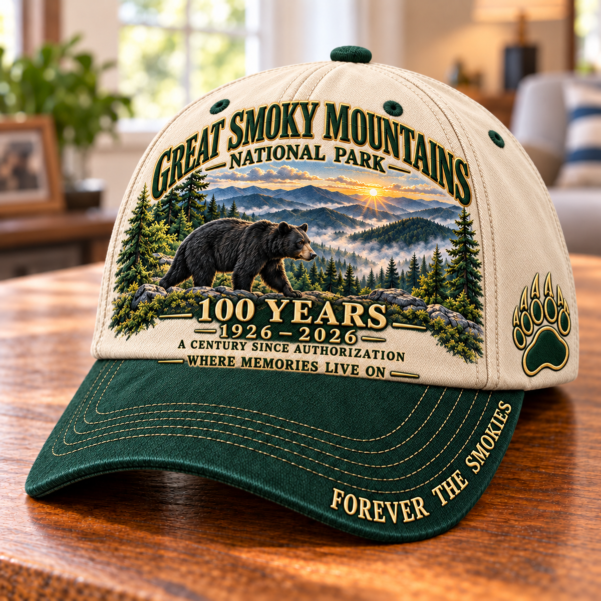 Great Smoky Mountains National Park 100 Years Since Authorization Commemorative Cap