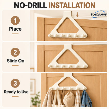 Over-the-Door Triangle Hanging OrganizerTopSpire®