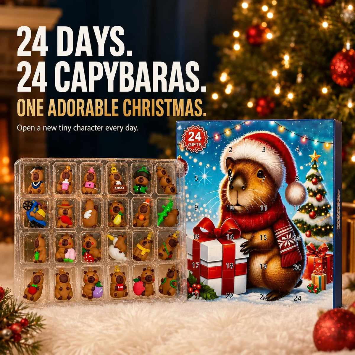 Capybara Christmas Advent Calendar 2026