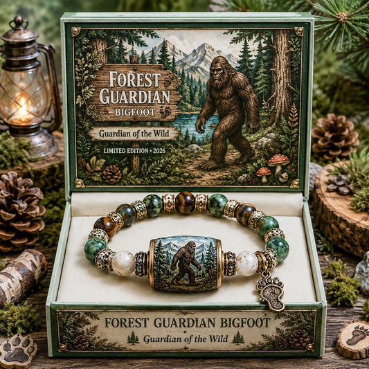 🎅 Regalo de Navidad 2026 50% de Descuento -- Caja de Regalo de Pulsera Leyendas de Bigfoot