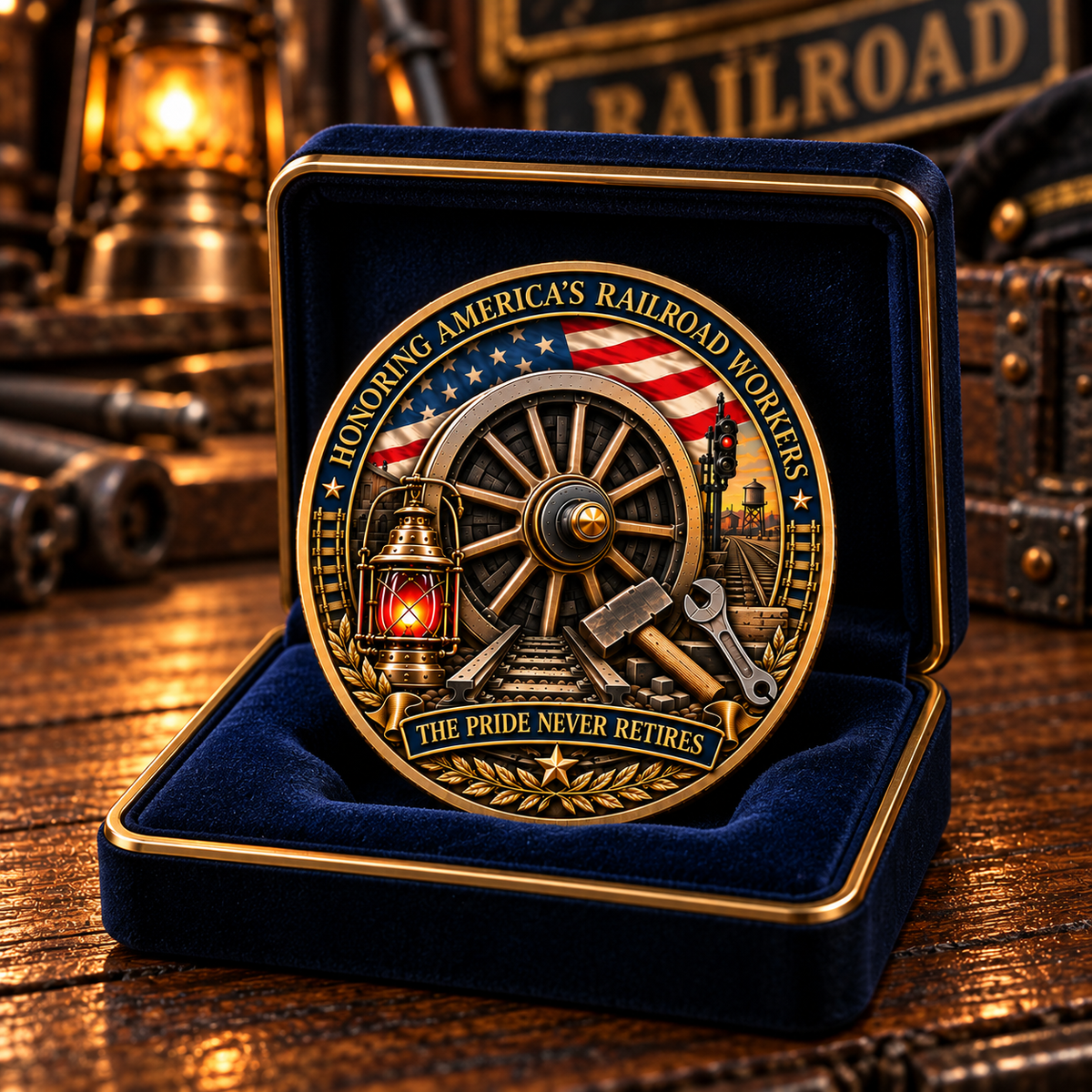 ❤️ 1827–2027 Railroad 200th Anniversary Commemorative Coin – The Pride Never Retires