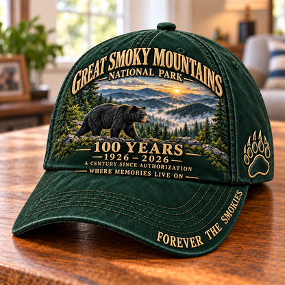 Great Smoky Mountains National Park 100 Years Since Authorization Commemorative Cap
