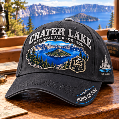 🏞️Crater Lake National Park 125th Anniversary Commemorative Cap 