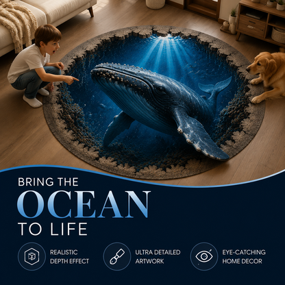 Ocean Portal Illusion Rug - 🌊A Realistic 3D Ocean World Beneath Your Feet