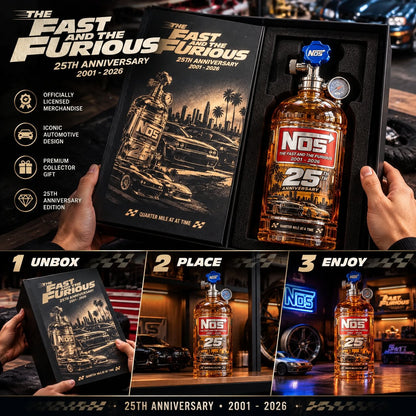 25th Anniversary Street Racing Nitrous Tank Whiskey Decanter with Collector’s Box