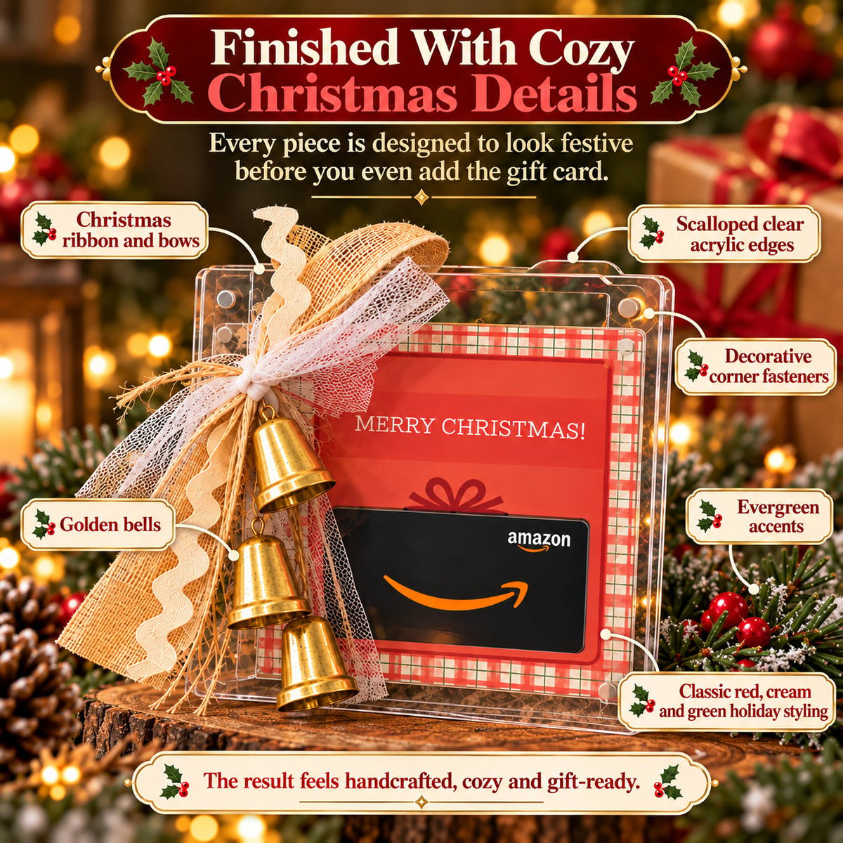 🔥LAST DAY 50% OFF -🎄Christmas Gift Card Keepsake Frame