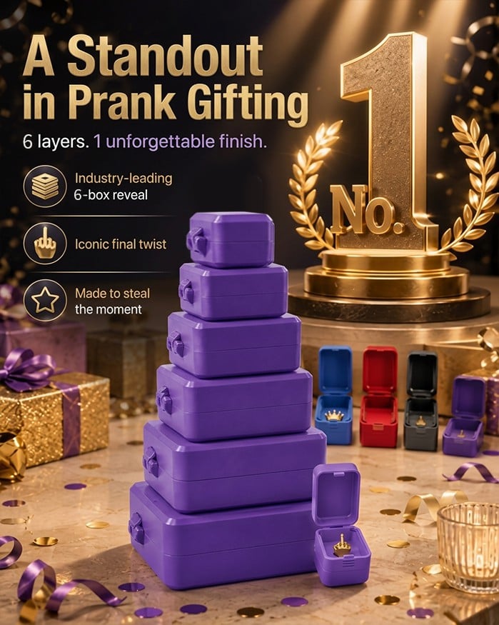 📢🔥This Week's Special Price $9.99 🎁 6-Layer Nesting Prank Gift Box