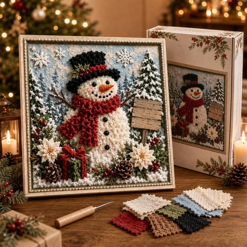 🎁🎅3D Christmas Fabric Stamping Set