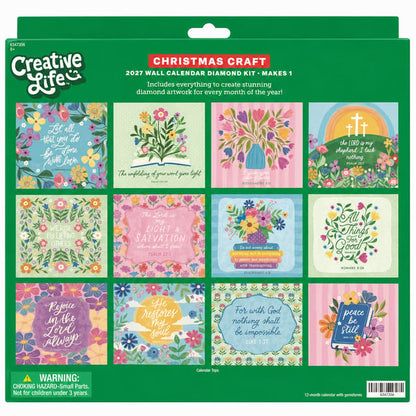 📅2027 Wall Calendar Diamond Painting Kit❤️Beginner-Friendly | Complete Kit with All Tools Included
