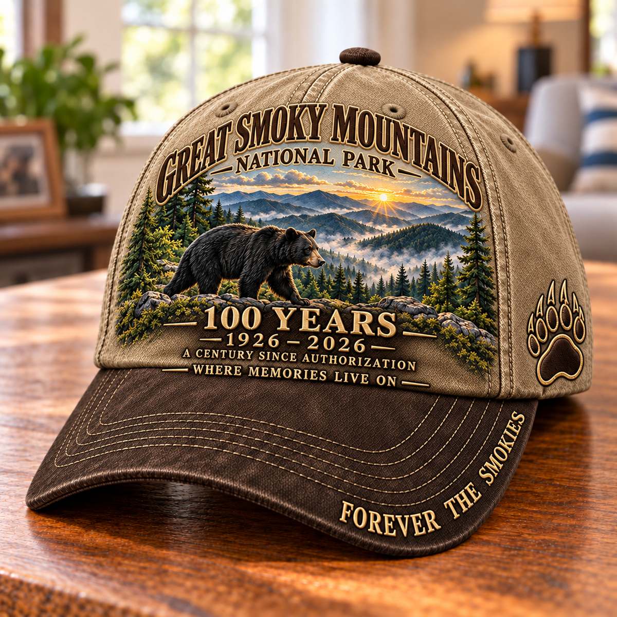 Great Smoky Mountains National Park 100 Years Since Authorization Commemorative Cap