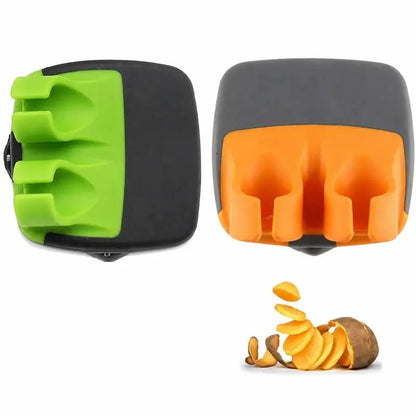 🍎2-piece set of handy vegetable peelers (palm-held model)