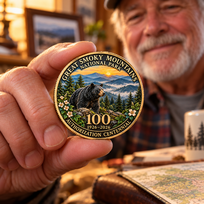 🏞️ Great Smoky Mountains 100 Years of Heritage Commemorative Coin | 1926–2026
