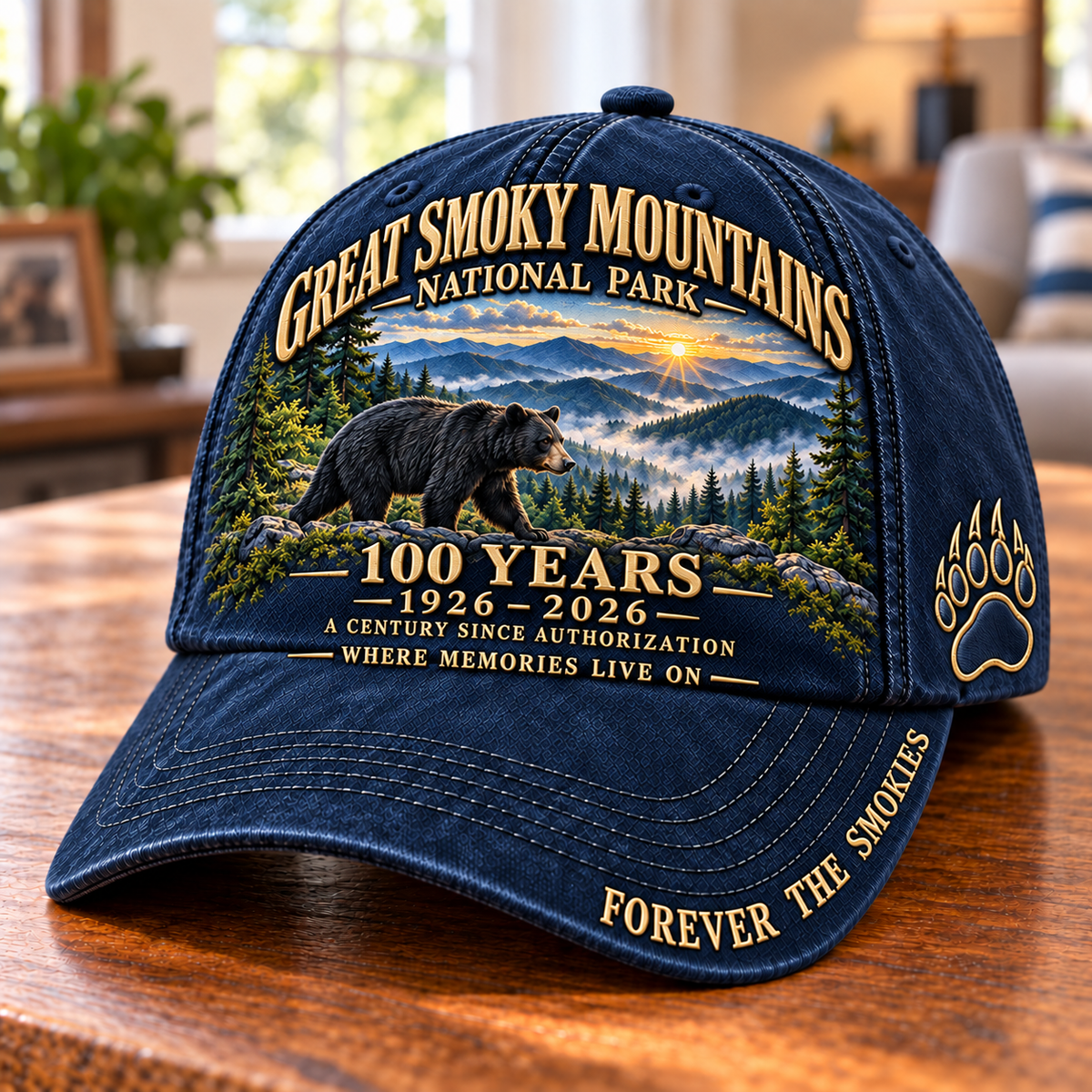 Great Smoky Mountains National Park 100 Years Since Authorization Commemorative Cap