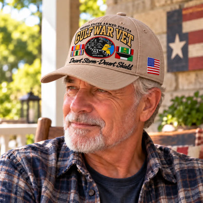 🏆 Last Day 49% OFF! - 🏜️Gulf War Veteran Tribute Cap