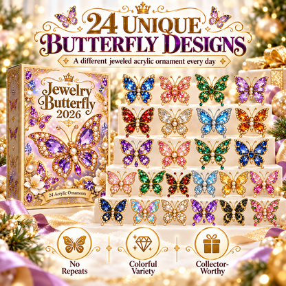 🎄CHRISTMAS KICKOFF 40% OFF - 🦋Jewelry Butterfly Advent Calendar 2026