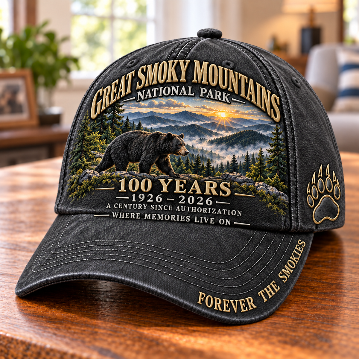 Great Smoky Mountains National Park 100 Years Since Authorization Commemorative Cap
