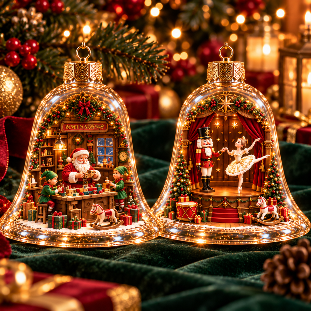 2026 Christmas Wonderland Bell Ornaments - image 6