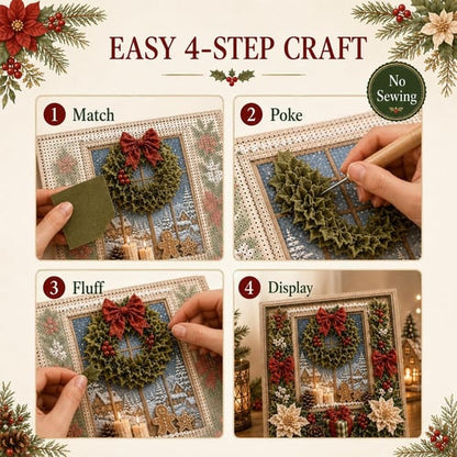 🎁🎅3D Christmas Fabric Stamping Set