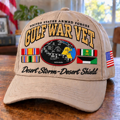 🏆 Last Day 49% OFF! - 🏜️Gulf War Veteran Tribute Cap