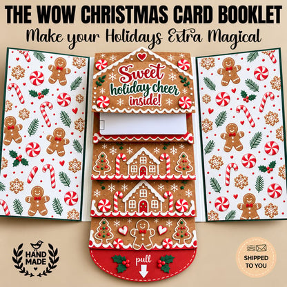 2026 New🎅🎁 Waterfall Christmas Gift Card Booklet 💳✨