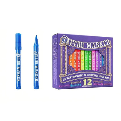🔥Last Day 50% OFF - Novocanvas Glow Party Tattoo Pens
