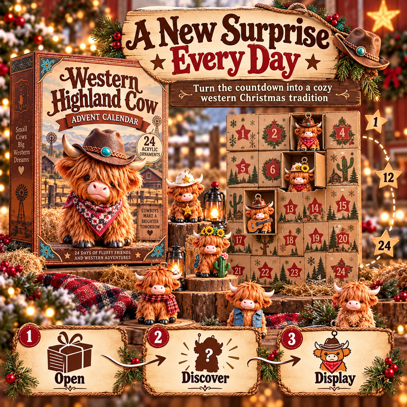 Western Highland Cow Gift Image