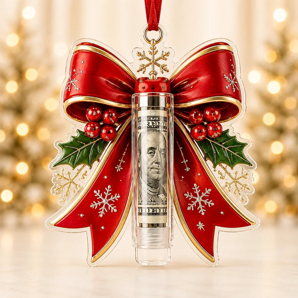🎁💵 Christmas Cash Holder Ornament — Turn Cash Into a Christmas Surprise