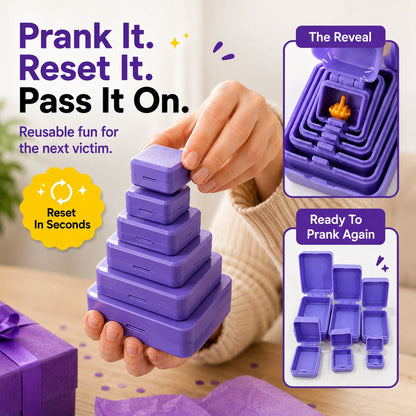 📢🔥This Week's Special Price $9.99 🎁 6-Layer Nesting Prank Gift Box