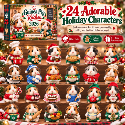 CHRISTMAS KICKOFF 40% OFF - Guinea Pig Kitchen Advent Calendar 2026