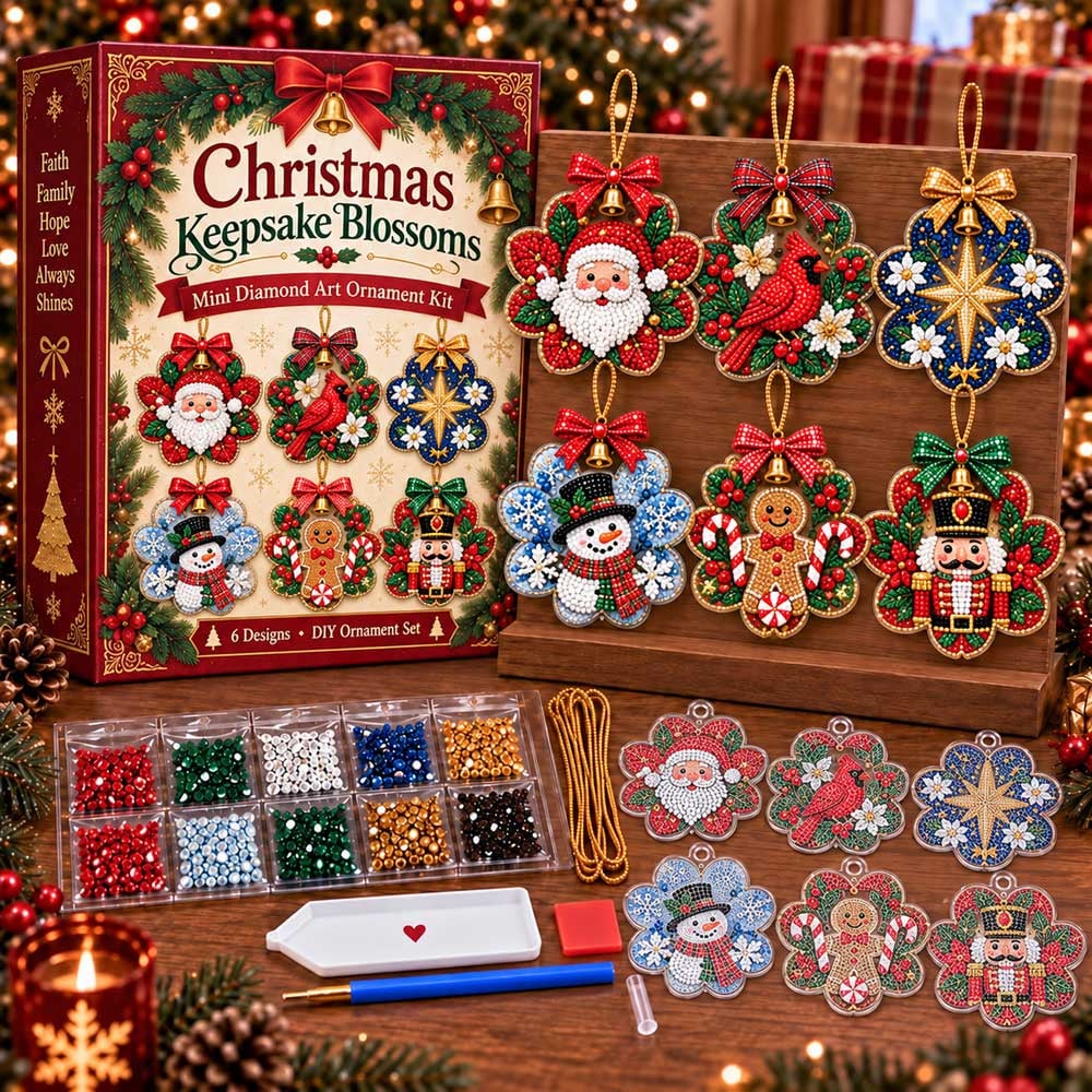 Christmas Keepsake Diamond Art Ornament Kit