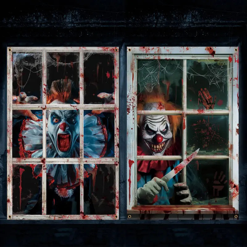 Decoración de Halloween para ventanas
