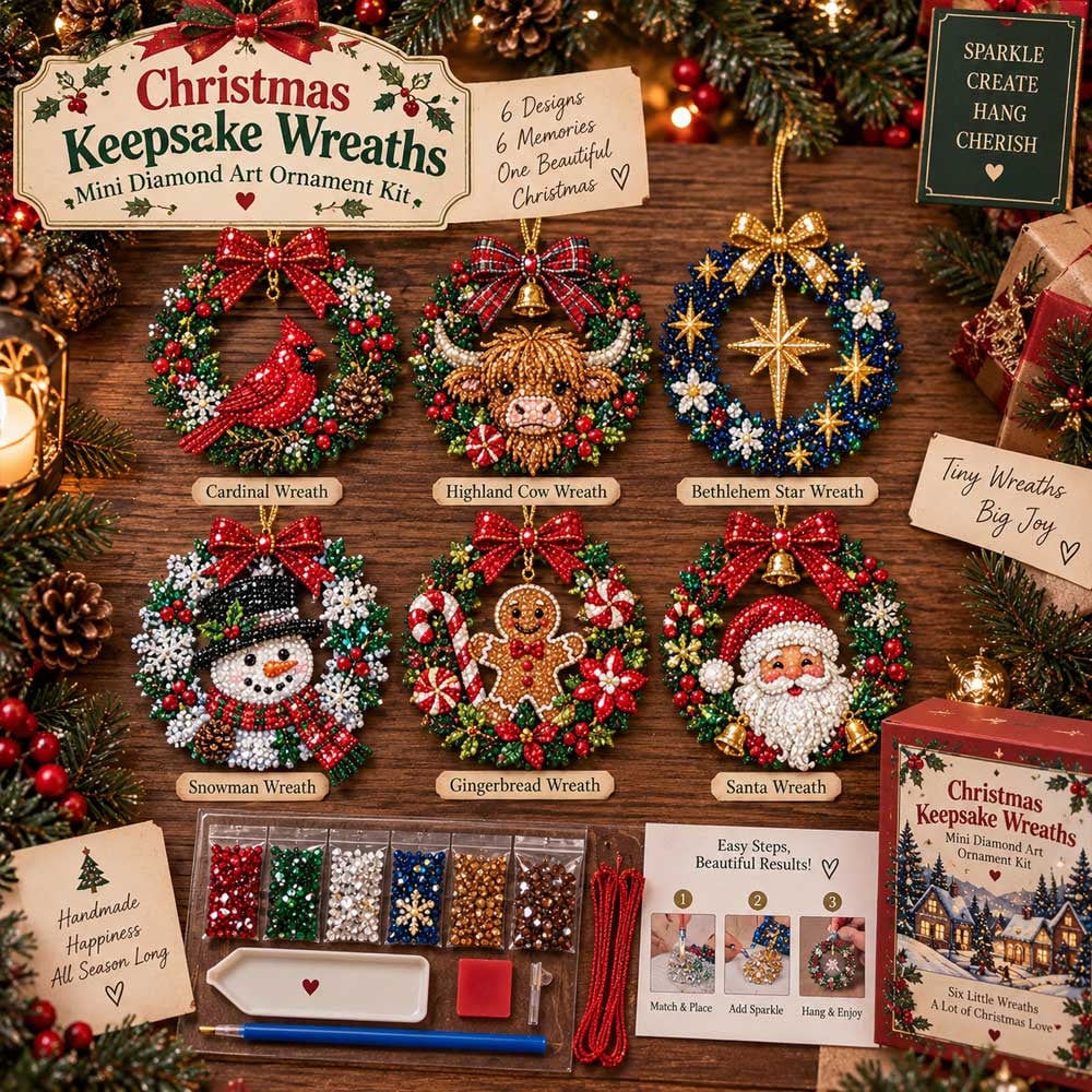 Christmas Keepsake Diamond Art Ornament Kit
