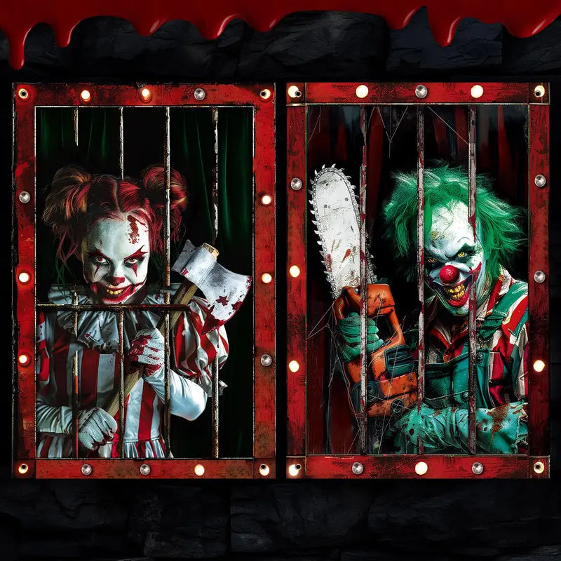 Decoración de Halloween para ventanas