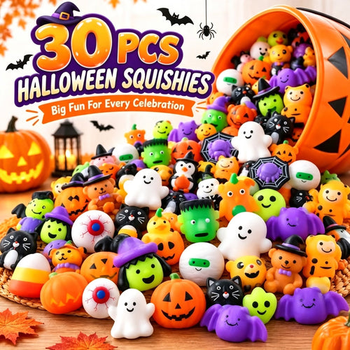 🔥Last Day 49% OFF - 🎃 30PCS Halloween Mochi Squishy Toys