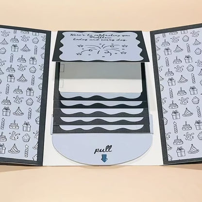 2026 New🎅🎁 Waterfall Christmas Gift Card Booklet 💳✨