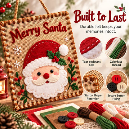 🎄✨ Christmas DIY Fabric Weaving Friendship Kit - 🧵 Create Something Special Together! 💕