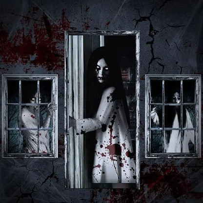 Decoración de Halloween para ventanas
