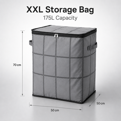 Foldable Storage Bag with Reinforced Handles