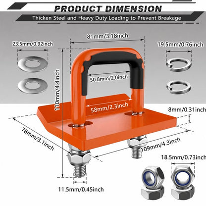 🛠️🚛 Heavy Duty Anti-Rattle Trailer Hitch Tightener Stabilizer